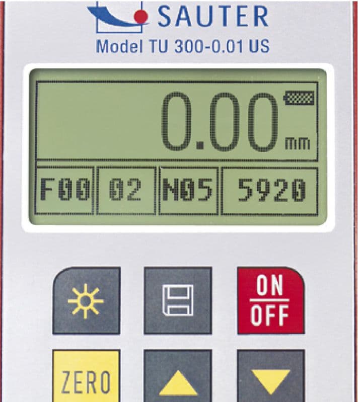 Medidor de espessura de material por ultra-som TU-US